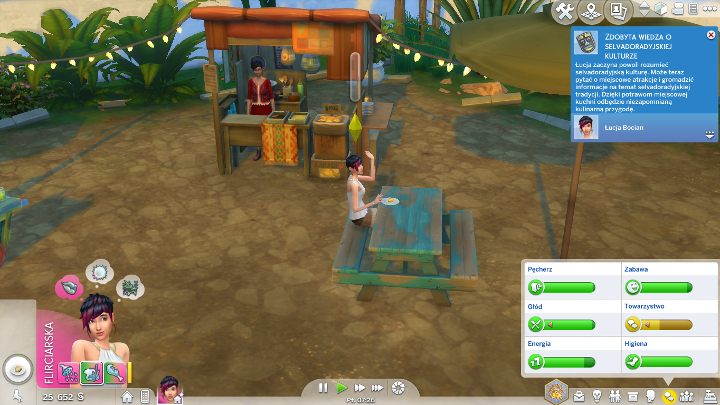 Umiejętność Kultury selvadoradyjskiej uzyskasz, gdy porozmawiasz z tubylcami lub spróbujesz ich tradycyjnych potraw. - Sims 4 Przygoda w dżungli: Nowe umiejętności - jak rozwijać? - Sims 4 - poradnik do gry