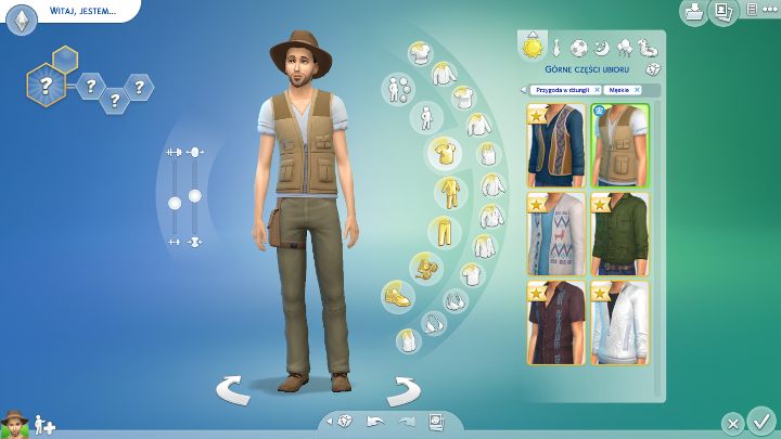Prawdziwy odkrywca musi być odpowiednio ubrany - Sims 4 Przygoda w dżungli: Nowości - meble, aspiracje, ubrania, cechy - Sims 4 - poradnik do gry