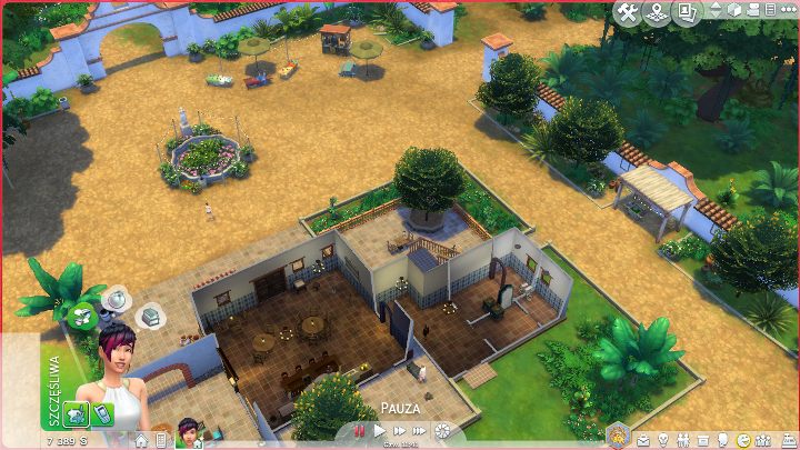 Warto odwiedzić targ przed rozpoczęciem podróży, aby zaopatrzyć się w przydatne wyposażenie. - Sims 4 Przygoda w dżungli: Selvadorada - nowe lokacje, mapa - Sims 4 - poradnik do gry