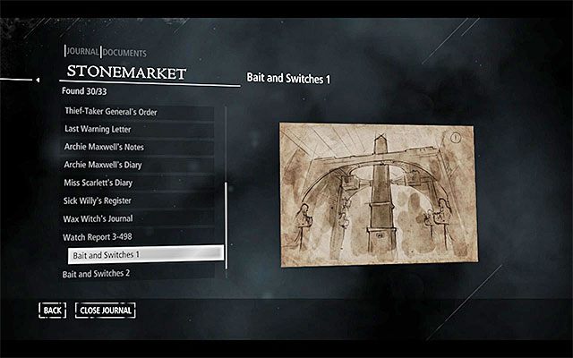 Przykładowa notatka z rysunkiem - Unikatowe łupy | Znajdźki, sekretne obszary i wyzwania w Thief - Thief - poradnik do gry