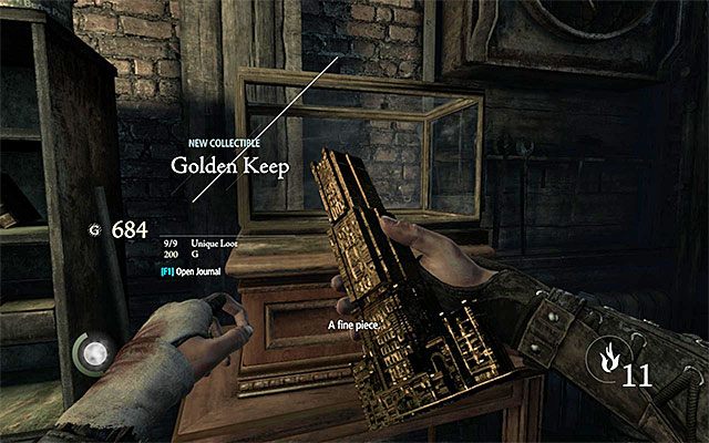 Ostatnią czwartą lokacją, którą musisz odwiedzić jest pracownia Ectora [Stonemarket - Ectors Emporium] znajdująca się w północno-zachodniej części Targu Kamieniarzy (osoba ta zleca też kilka pobocznych zadań) - Unikatowe łupy | Znajdźki, sekretne obszary i wyzwania w Thief - Thief - poradnik do gry