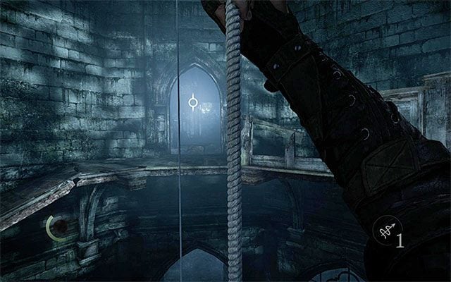 Nowe przejście na górnym piętrze - Wydostanie się z pradawnych ruin | Rozdział 3 (Brudne tajemnice) | Solucja Thief - Thief - poradnik do gry