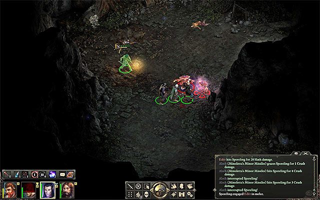 Zabij dwa zarodnikowce w jaskini morskiej w Busoli Ansloga - Pillars of Eternity: Złocona Dolina - poboczne zadania - solucja, opis przejścia - Pillars of Eternity - poradnik do gry
