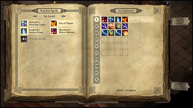 Uważnie dobieraj czary do swojego Grymuaru, podczas walki nie możesz ich zmienić. - Pillars of Eternity: Mag | Klasy postaci - Pillars of Eternity - poradnik do gry