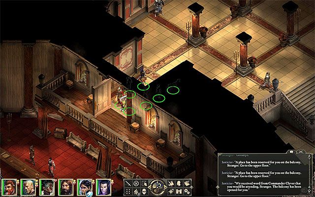 Wejście na boczny balkonik - Pillars of Eternity: Pustelnica z Domu Hadretów - solucja - Pillars of Eternity - poradnik do gry