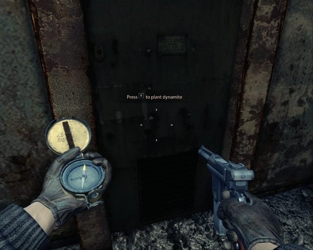 Za takimi drzwiami jest skarb, potrzebujesz łomu i dynamitu - Mines | Skarby w Deadfall Adventures - Deadfall Adventures - poradnik do gry