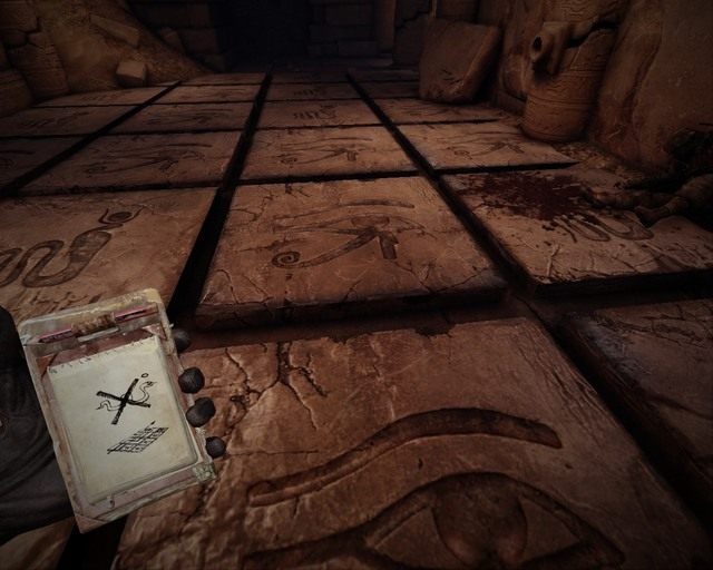Pierwsza zagadka, wraz z dziennikiem nie jest wymagająca - Pyramid | Opis przejścia Deadfall Adventures - Deadfall Adventures - poradnik do gry