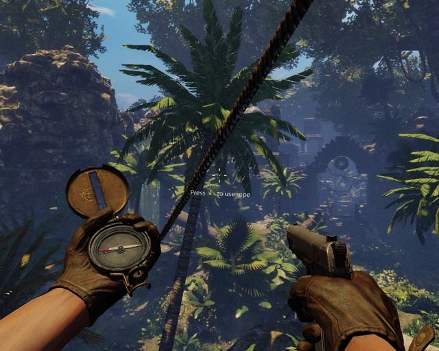 Przejażdżka linowa zabierze cię dalej - Mayan Jungle | Opis przejścia Deadfall Adventures - Deadfall Adventures - poradnik do gry