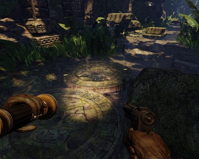Droga usłana jest wieloma pułapkami, na szczęście część już nie działa - Mayan Jungle | Opis przejścia Deadfall Adventures - Deadfall Adventures - poradnik do gry