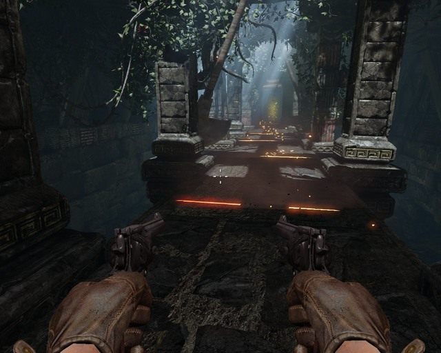Tutaj skręć w prawo i zejdź na dół. Tam będzie skarb - Mayan Tombs | Skarby w Deadfall Adventures - Deadfall Adventures - poradnik do gry