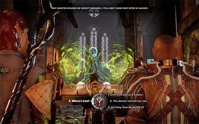 Porozmawiaj z Barrisem przed wyruszeniem na poszukiwania weteranów i składu lyrium - Dragon Age Inquisition: Bohaterowie słusznej sprawy (Champions of the Just) - Dragon Age: Inkwizycja - poradnik do gry