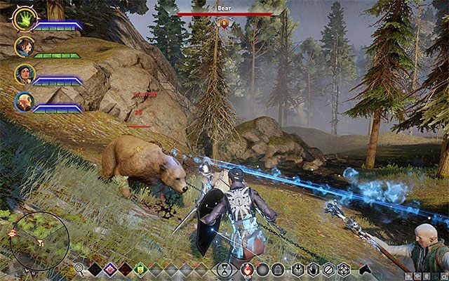 W Zaziemiu dużo problemów mogą ci początkowo sprawić np. niedźwiedzie - Dragon Age Inquisition: Co zrobić gdy natrafię na zbyt silnych przeciwników? - Dragon Age: Inkwizycja - poradnik do gry