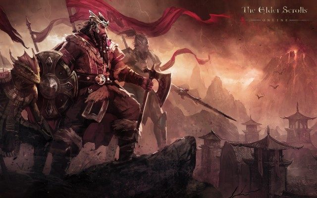 Król Jorunn w towarzystwie swoich argoniańskich i dunmerskich sojuszników. - ESO: Pakt Ebonheart (Ebonheart Pact), mapa - The Elder Scrolls Online - poradnik do gry