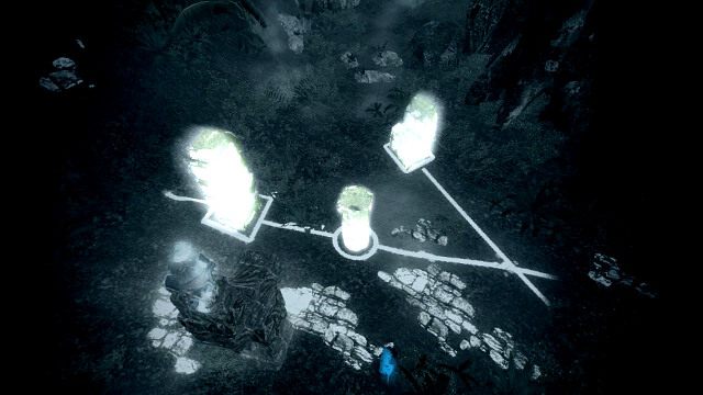 Zadanie polega na dopasowaniu kształtami białych zarysów do podświetlonych kolumn - 01 - This Old Cove | Sekwencja 4 | Solucja Assassins Creed IV Black Flag - Assassins Creed IV: Black Flag - poradnik do gry