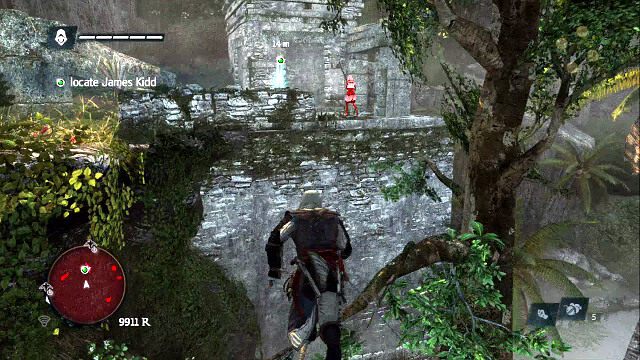 Omiń gunnera skacząc w lewo - 02 - Nothing is True... | Sekwencja 4 | Solucja Assassins Creed IV Black Flag - Assassins Creed IV: Black Flag - poradnik do gry