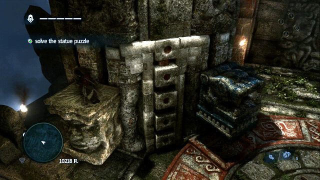 Będziesz musiał dopasować kolor kamieni do odpowiednich kolorów z koła - 03 - The Sages Buried Secret | Sekwencja 4 | Assassins Creed IV Black Flag - Assassins Creed IV: Black Flag - poradnik do gry