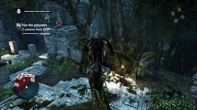 Uśpij gunnera po drugiej stronie - 04 - Overrun And Outnumbered | Sekwencja 4 | Assassins Creed IV Black Flag - Assassins Creed IV: Black Flag - poradnik do gry