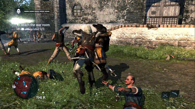 Zabij oficera w biegu - 01 - The Forts | Sekwencja 5 | Solucja Assassins Creed IV Black Flag - Assassins Creed IV: Black Flag - poradnik do gry