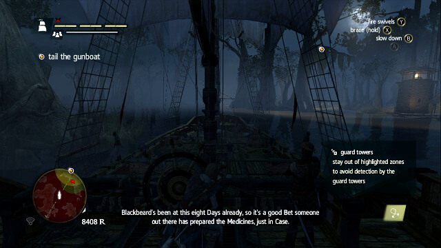 Trzymaj się lewej strony, by ominąć wszystkie strażnice - 03 - The Siege of Charles-Towne | Sekwencja 6 | Assassins Creed IV Black Flag - Assassins Creed IV: Black Flag - poradnik do gry