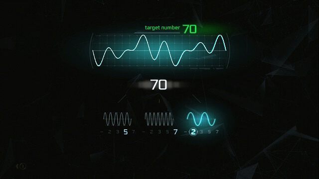 W kolejnej minigrze będziesz musiał ustawić cyfry tak, by mnożąc poprzednią przez kolejną uzyskać 70 - Abstergo Entertainment 03 | Sekwencja 6 | Solucja Assassins Creed IV Black Flag - Assassins Creed IV: Black Flag - poradnik do gry