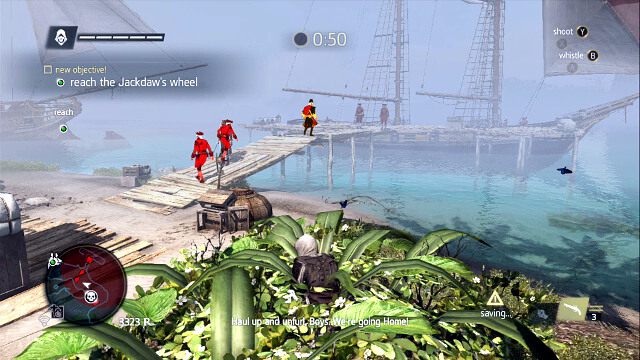 W ciągu niecałej minuty musisz dotrzeć na Jackdawa - 05 - Sugarcane And Its Yields | Sekwencja 3 | Assassins Creed IV Black Flag - Assassins Creed IV: Black Flag - poradnik do gry