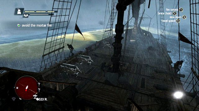 Żółta woda oznacza, że zaraz zostanie ostrzelana - 06 - Proper Defenses | Sekwencja 3 | Solucja Assassins Creed IV Black Flag - Assassins Creed IV: Black Flag - poradnik do gry