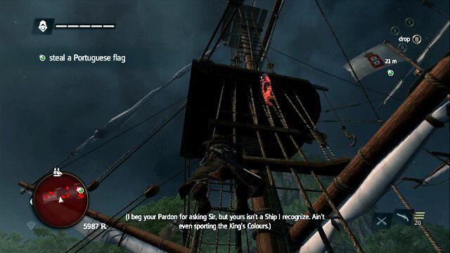 Strażnik na maszcie - 01 - Black Barts Gambit | Sekwencja 10 | Solucja Assassins Creed IV Black Flag - Assassins Creed IV: Black Flag - poradnik do gry