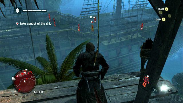 ZADANIE OPCJONALNE - zabij kapitana używając liny - 01 - Black Barts Gambit | Sekwencja 10 | Solucja Assassins Creed IV Black Flag - Assassins Creed IV: Black Flag - poradnik do gry