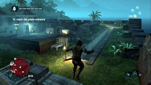 Zrób półkole po murach - 01 - To Suffer Without Dying | Sekwencja 11 | Assassins Creed IV Black Flag - Assassins Creed IV: Black Flag - poradnik do gry