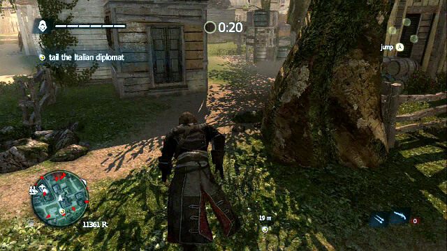 Wejdź w miejsce, które widzisz na screenie - 01 - A Governor No Longer | Sekwencja 12 | Assassins Creed IV Black Flag - Assassins Creed IV: Black Flag - poradnik do gry