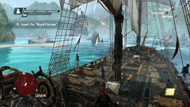 Cały czas atakuj wrogi okręt - 02 - Royal Misfortune | Sekwencja 12 | Solucja Assassins Creed IV Black Flag - Assassins Creed IV: Black Flag - poradnik do gry