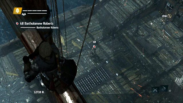 Lina wystrzelona w Robertsa - 02 - Royal Misfortune | Sekwencja 12 | Solucja Assassins Creed IV Black Flag - Assassins Creed IV: Black Flag - poradnik do gry