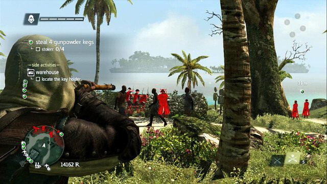 Używaj dmuchawki, by zyskać sojuszników - 02 - The Gunpowder Plot | Sekwencja 7 | Solucja Assassins Creed IV Black Flag - Assassins Creed IV: Black Flag - poradnik do gry