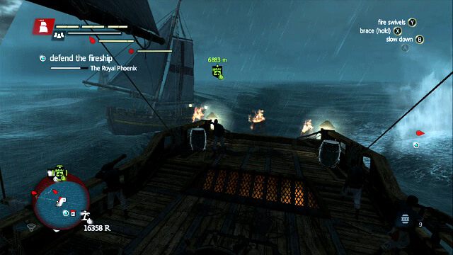 Beczki uderzające w przeciwnika - 04 - The Fireship | Sekwencja 7 | Solucja Assassins Creed IV Black Flag - Assassins Creed IV: Black Flag - poradnik do gry