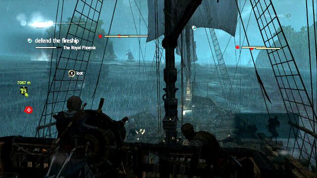 Zza wysp pojawią się okręty - 04 - The Fireship | Sekwencja 7 | Solucja Assassins Creed IV Black Flag - Assassins Creed IV: Black Flag - poradnik do gry