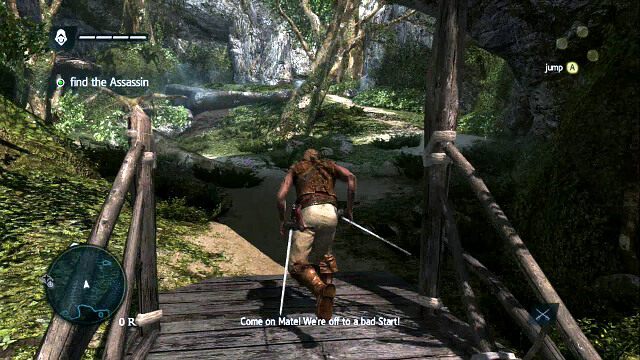 Rusz w pościg za asasynem - 01 - Edward Kenway | Sekwencja 1 | Solucja Assassins Creed IV Black Flag - Assassins Creed IV: Black Flag - poradnik do gry