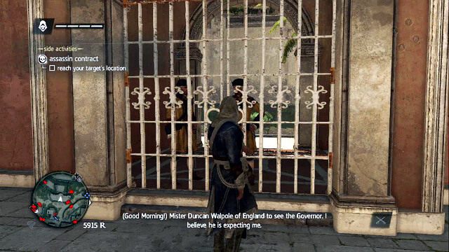 Brama do rezydencji - 03 - Mister Walpole, I Presume? | Sekwencja 2 | Assassins Creed IV Black Flag - Assassins Creed IV: Black Flag - poradnik do gry