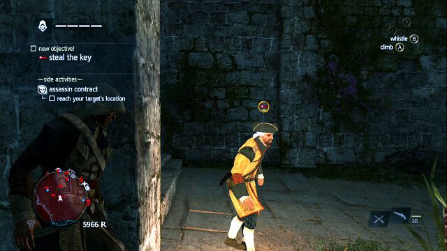 Zabij go szybko zza rogu, by nie wejść w walkę - 05 - Claiming Whats Due | Sekwencja 2 | Solucja Assassins Creed IV Black Flag - Assassins Creed IV: Black Flag - poradnik do gry
