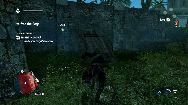 Wykorzystaj wóz, by dostać się na górę - 05 - Claiming Whats Due | Sekwencja 2 | Solucja Assassins Creed IV Black Flag - Assassins Creed IV: Black Flag - poradnik do gry