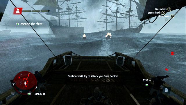 Wykorzystuj beczki by zniszczyć statki za sobą - 06 - The Treasure Fleet | Sekwencja 2 | Solucja Assassins Creed IV Black Flag - Assassins Creed IV: Black Flag - poradnik do gry