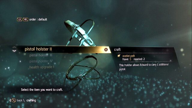 Menu craftowania - 01 - This Tyro Captain | Sekwencja 3 | Solucja Assassins Creed IV Black Flag - Assassins Creed IV: Black Flag - poradnik do gry