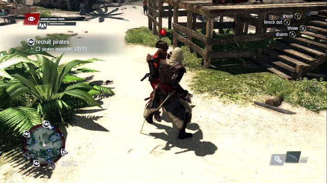 Kontrując bez broni masz możliwość rozbrojenia - 02 - Now Hiring | Sekwencja 3 | Solucja Assassins Creed IV Black Flag - Assassins Creed IV: Black Flag - poradnik do gry