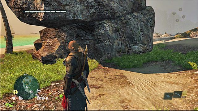 Skarb znajduje się w północno-zachodniej części Słonej Laguny, pod wielkim kamieniem - Abaco Island | Mapy skarbów | Assassins Creed IV Black Flag - Assassins Creed IV: Black Flag - poradnik do gry