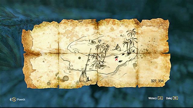 W północnej części lokacji znajdują się ruiny z dwiema stojącymi blisko siebie skrzyniami - Pinos Isle | Mapy skarbów | Assassins Creed IV Black Flag - Assassins Creed IV: Black Flag - poradnik do gry