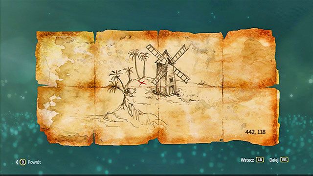 Mapa znajduje się w północno-wschodniej części lokacji, na plaży - Słona Laguna | Mapy skarbów | Assassins Creed IV Black Flag - Assassins Creed IV: Black Flag - poradnik do gry