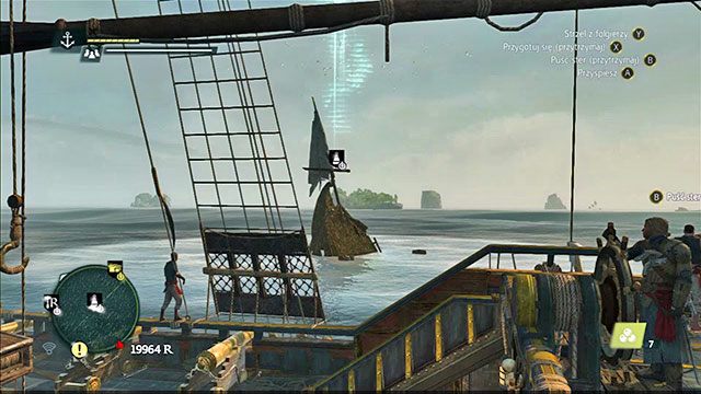 Tego typu lokacje stają się dostępne po wykupieniu dzwonu do nurkowania, w 1 misji 6 sekwencji kampanii fabularnej - Wprowadzenie | Lokacje podwodne | Assassins Creed IV Black Flag - Assassins Creed IV: Black Flag - poradnik do gry