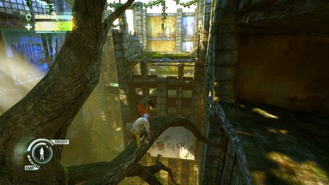 Drzewo i budynek z prawej - Chapter 2 - The Old City | Solucja | Enslaved Odyssey to the West - Enslaved: Odyssey to the West - poradnik do gry