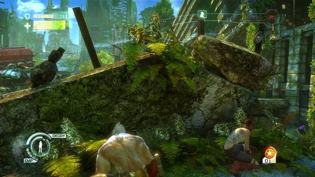Osłona przed działkiem - Chapter 2 - The Old City | Solucja | Enslaved Odyssey to the West - Enslaved: Odyssey to the West - poradnik do gry