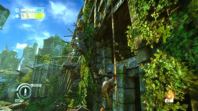 Rura na szczyt budynku - Chapter 2 - The Old City | Solucja | Enslaved Odyssey to the West - Enslaved: Odyssey to the West - poradnik do gry