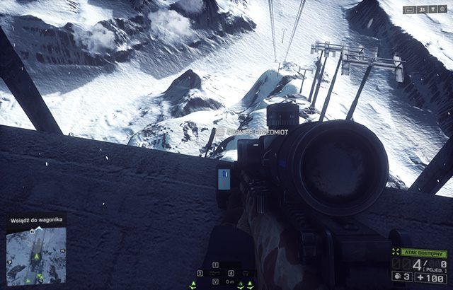 Gdy będziesz już na szczycie, zejdź na platformę zaraz pod tramwajem - 5 - Góry Kunlun (Nieśmiertelniki, Bronie) | Ukryte nieśmiertelniki i bronie - Battlefield 4 - poradnik do gry